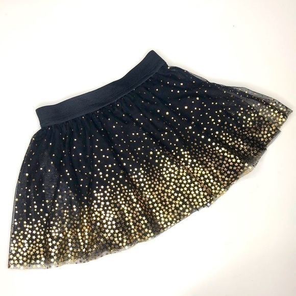 3/$15 SALE EPIC THREADS BLACK TUTU WITH GOLD STARS GIRLS SIZE 5โจ - Picture 2 of 9